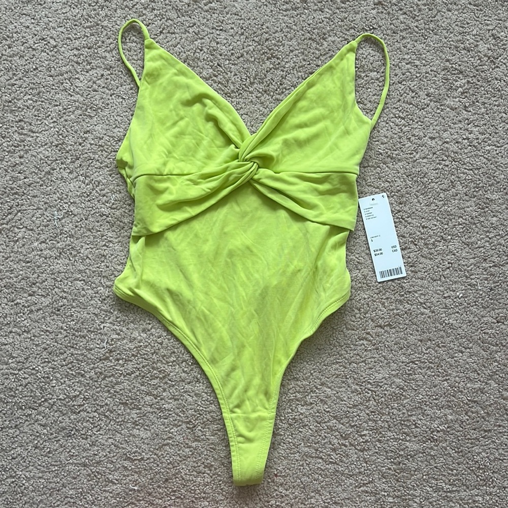 Green body suit